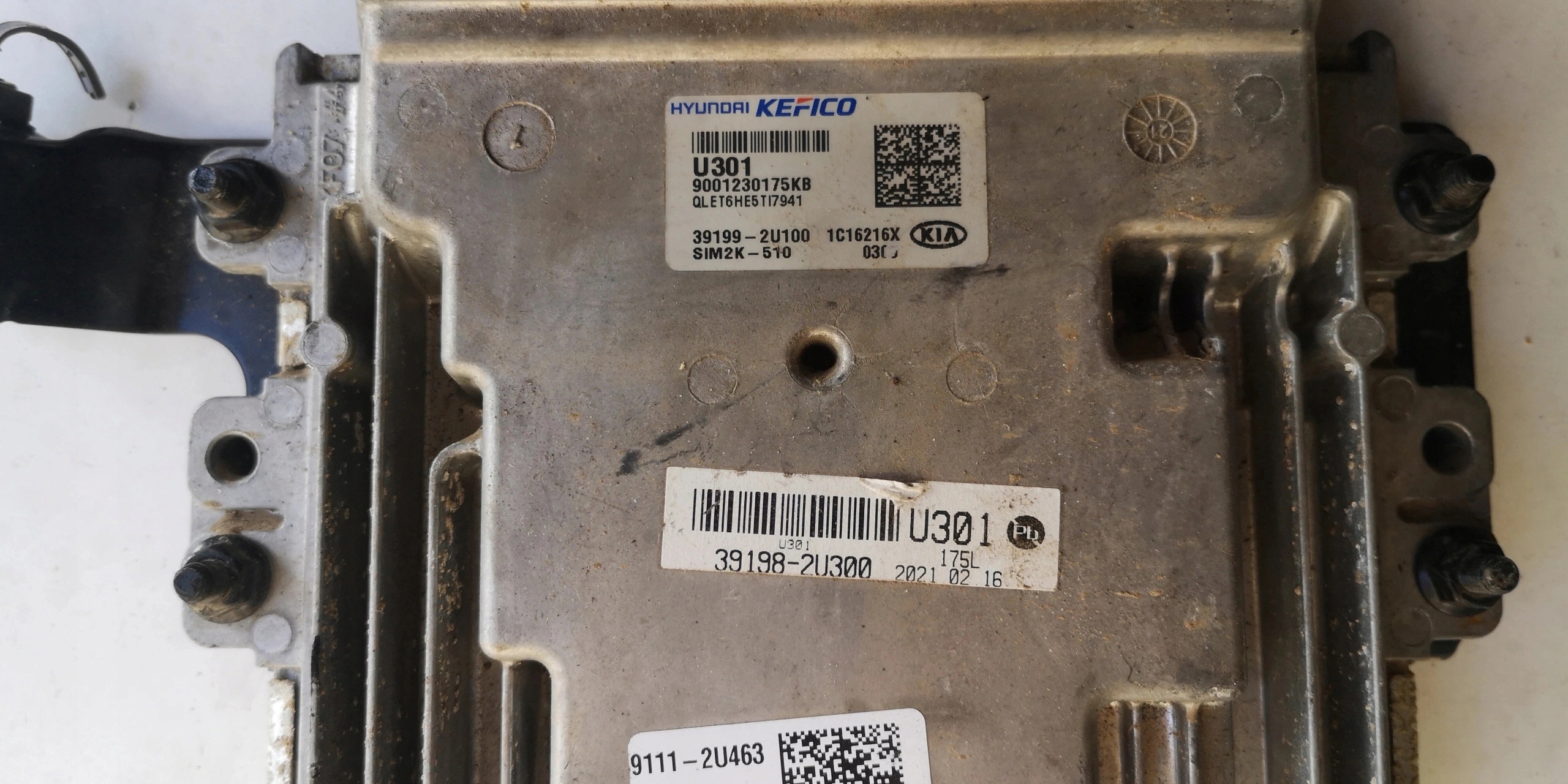 HYUNDAI TUCSON Computer ECU 39199-2U100 9001230175KB