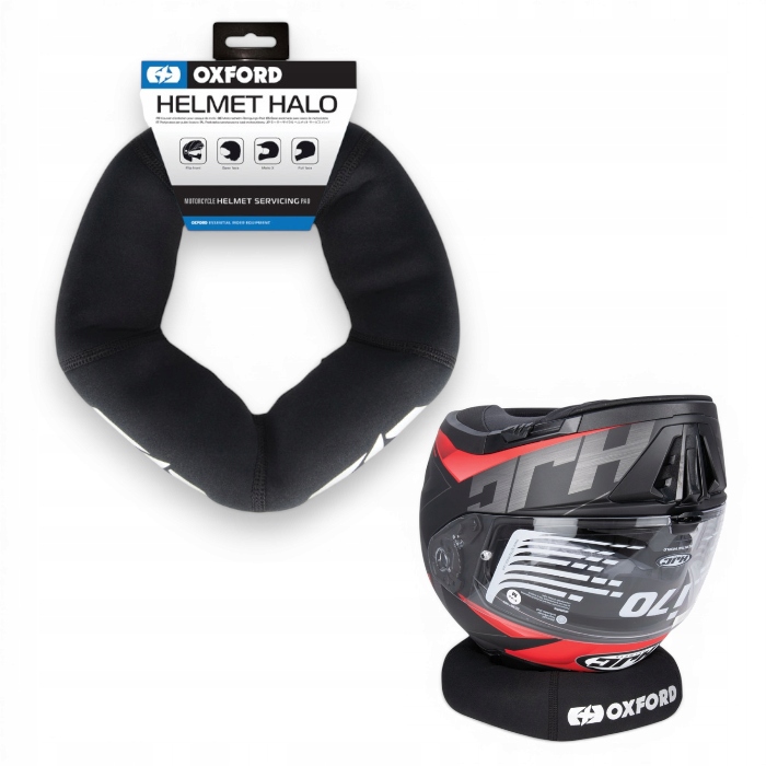 Podkładka Serwisowa Stojak Pod Kask Oxford Helmet Halo Czarna