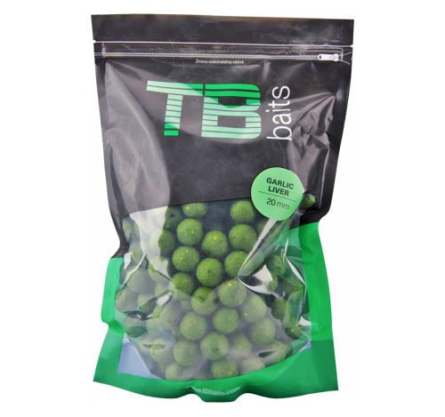 Kulki proteinowe Tb Baits Garlic & Liver 1 kg g Ø 20 mm
