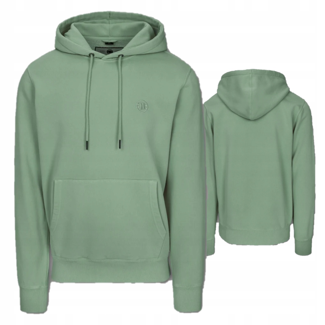 Pitbull West Coast Pánská Mikina S Kapucí Washed Lancaster II Zelená 3XL