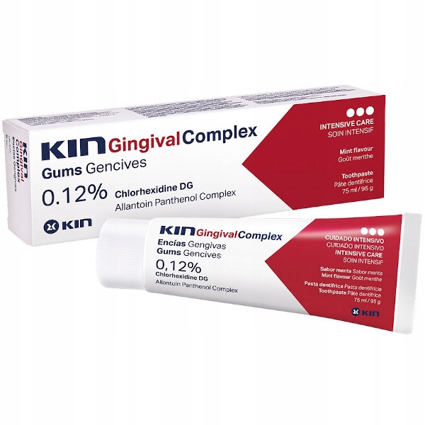 

Pasta Kin Gingival 0,12% 75 ml Ochrona dziąseł