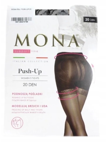 

Rajstopy Push-up Modeluj Wyszczuplające 20DEN 5 XL