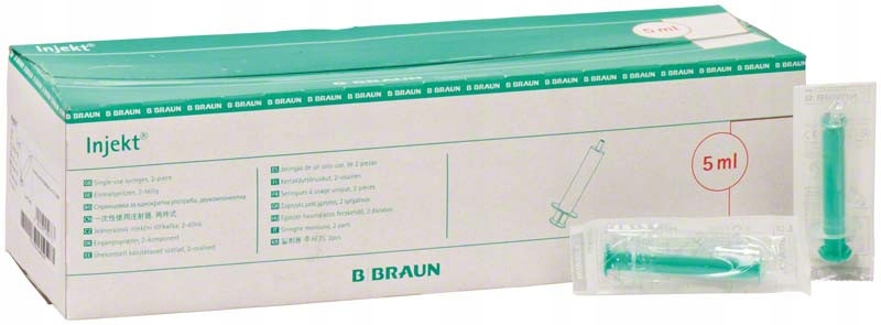 

B.Braun Injekt strzykawka 2-częściowa 5ml 100szt.