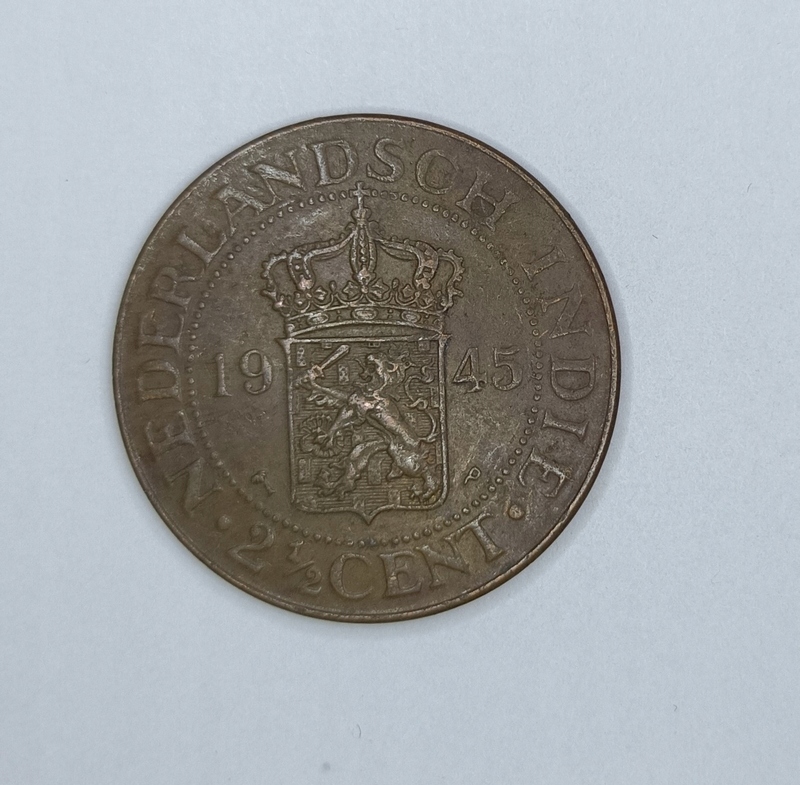 INDIE HOLENDERSKIE - 2 1/2 CENTA 1945 (3)