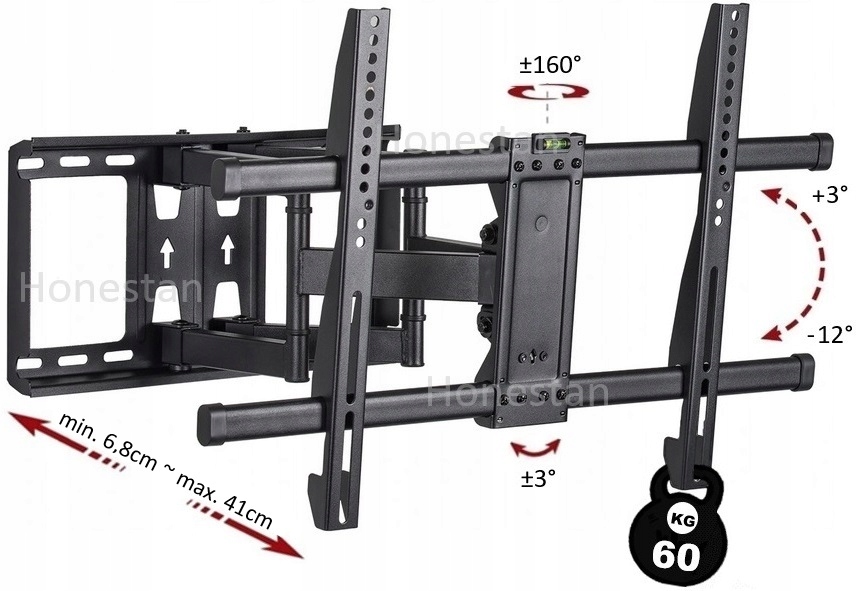 OBROTOWY TRZYMACZ DO TELEWIZORA XR-83A90J SONY Model długi stabilny telewizora calowy mocny
