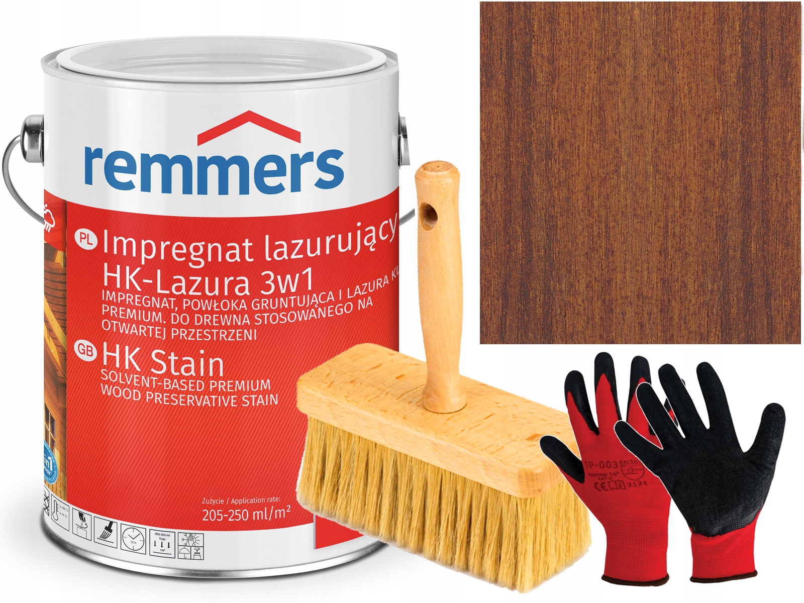 Remmers HK-Lasur Impregnát na drevo 10L Kaštan
