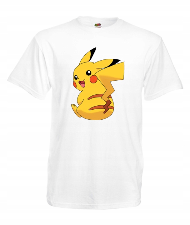 

L Koszulka Męska Pokemony Pikachu Pika Wzory