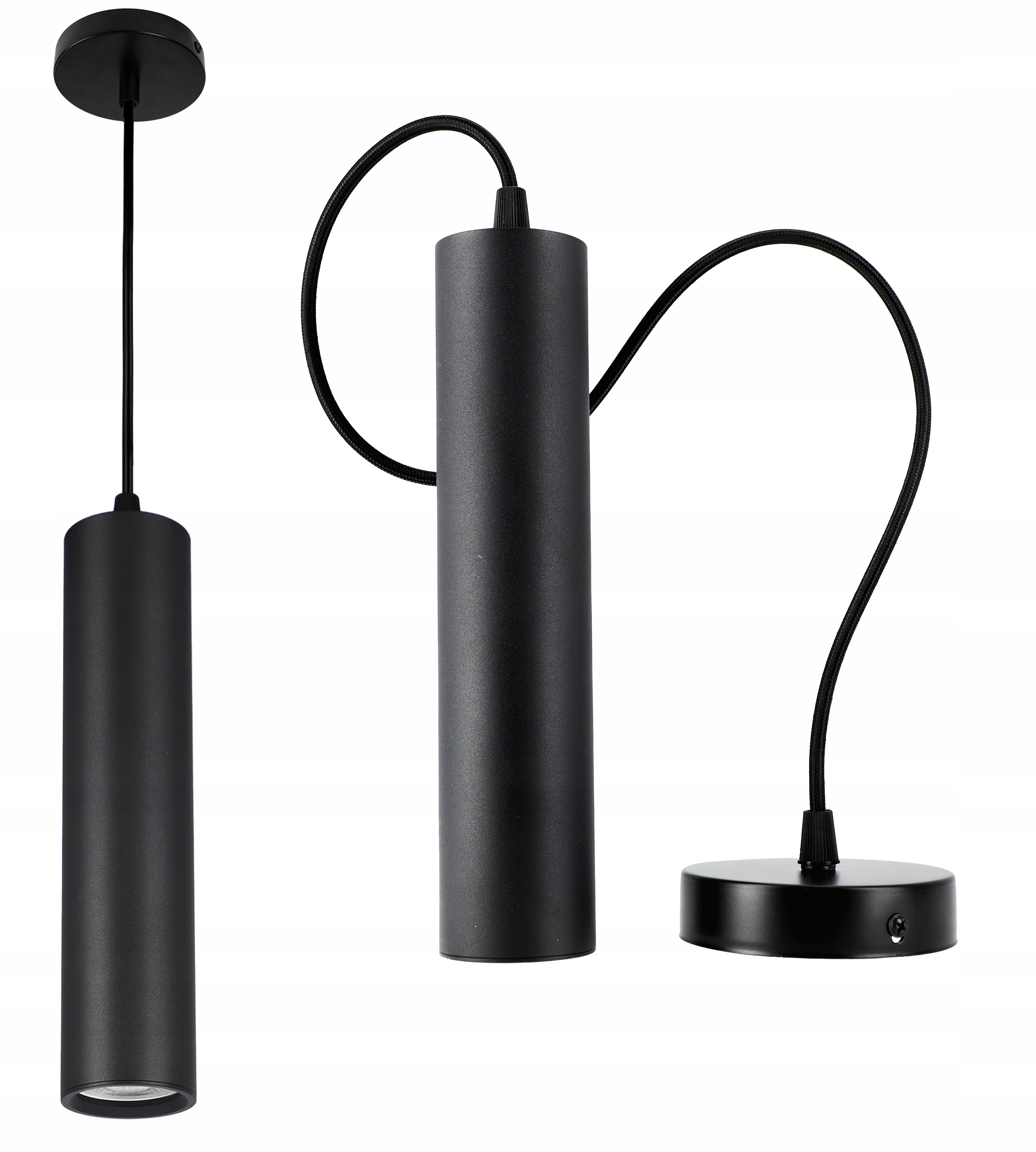 Lampa wisząca halogenowa LED sufitowa GU10 tuba