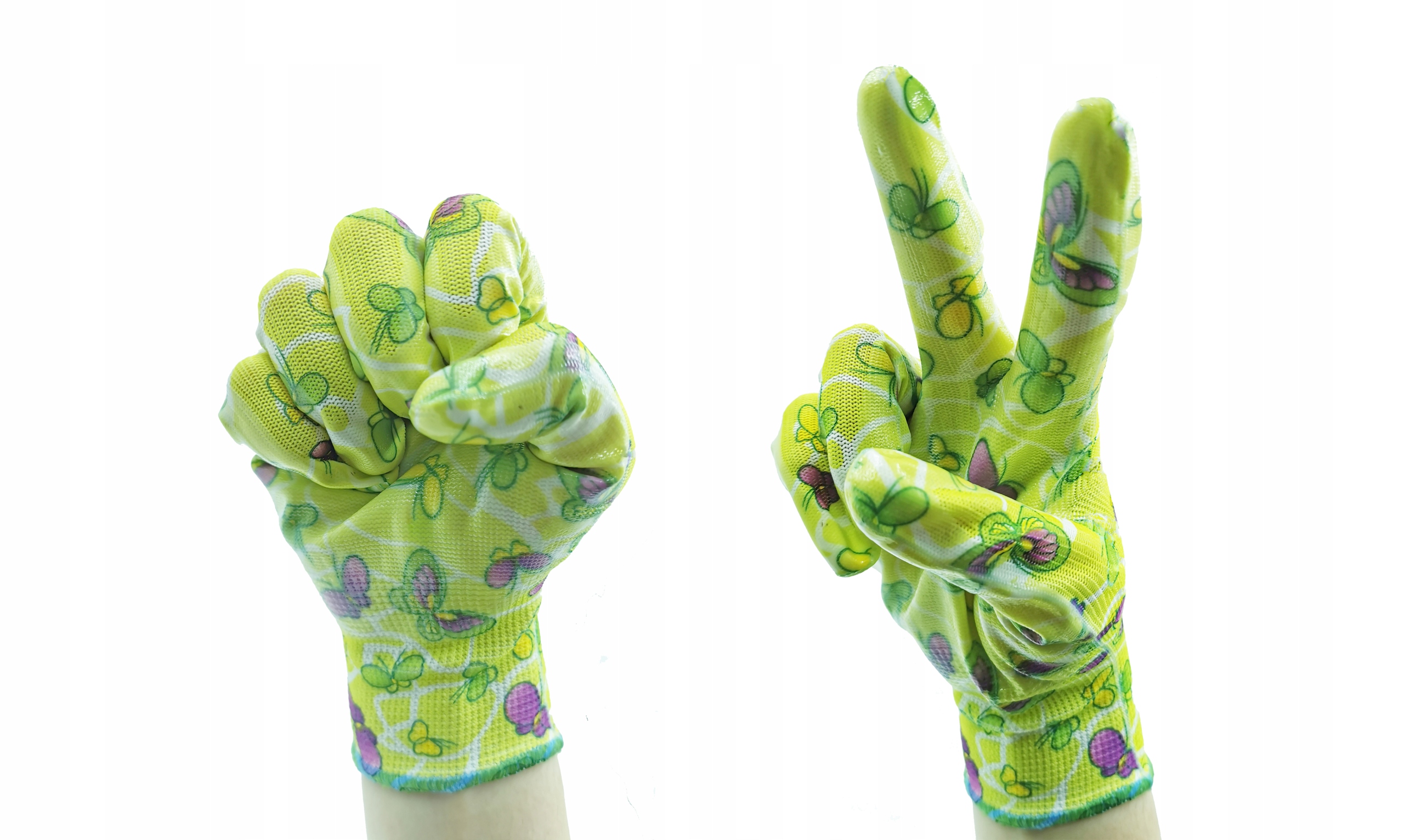 UNIWERSALNE RĘKAWICE RĘKAWICZKI OGRODOWE DAMSKIE MOCNE