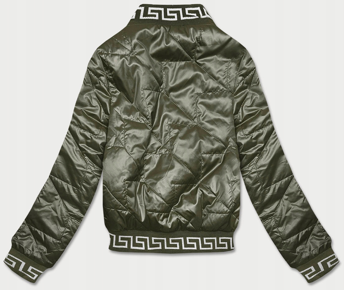 KURTKA DAMSKA STÓJKA B8123 KHAKI L (40) Wypełnienie syntetyczne