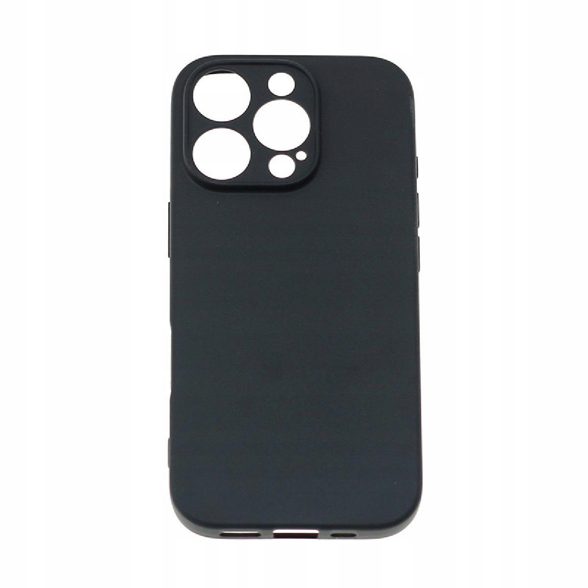 Etui Soft Case na iPhone 16 Pro Max czarne