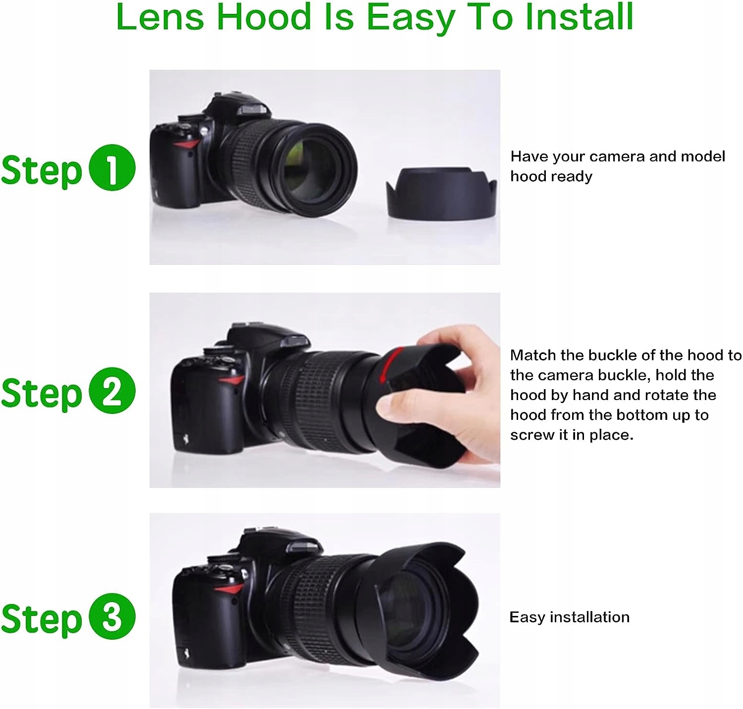 OSŁONA PRZECIWSŁONECZNA OBIEKTYW NIKON 18-55 HB-33 Producent Inna