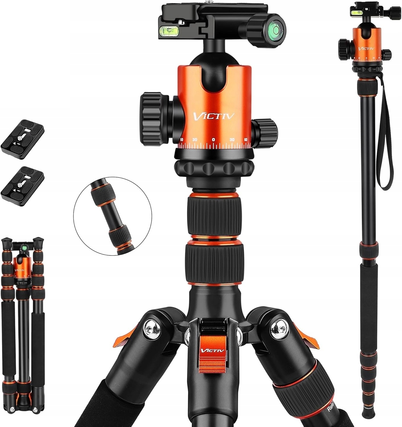 Tripod Victiv AT40 Stativ Pro Fotoaparát, Lehký, Trojnožkový, Praktický, Profesionální