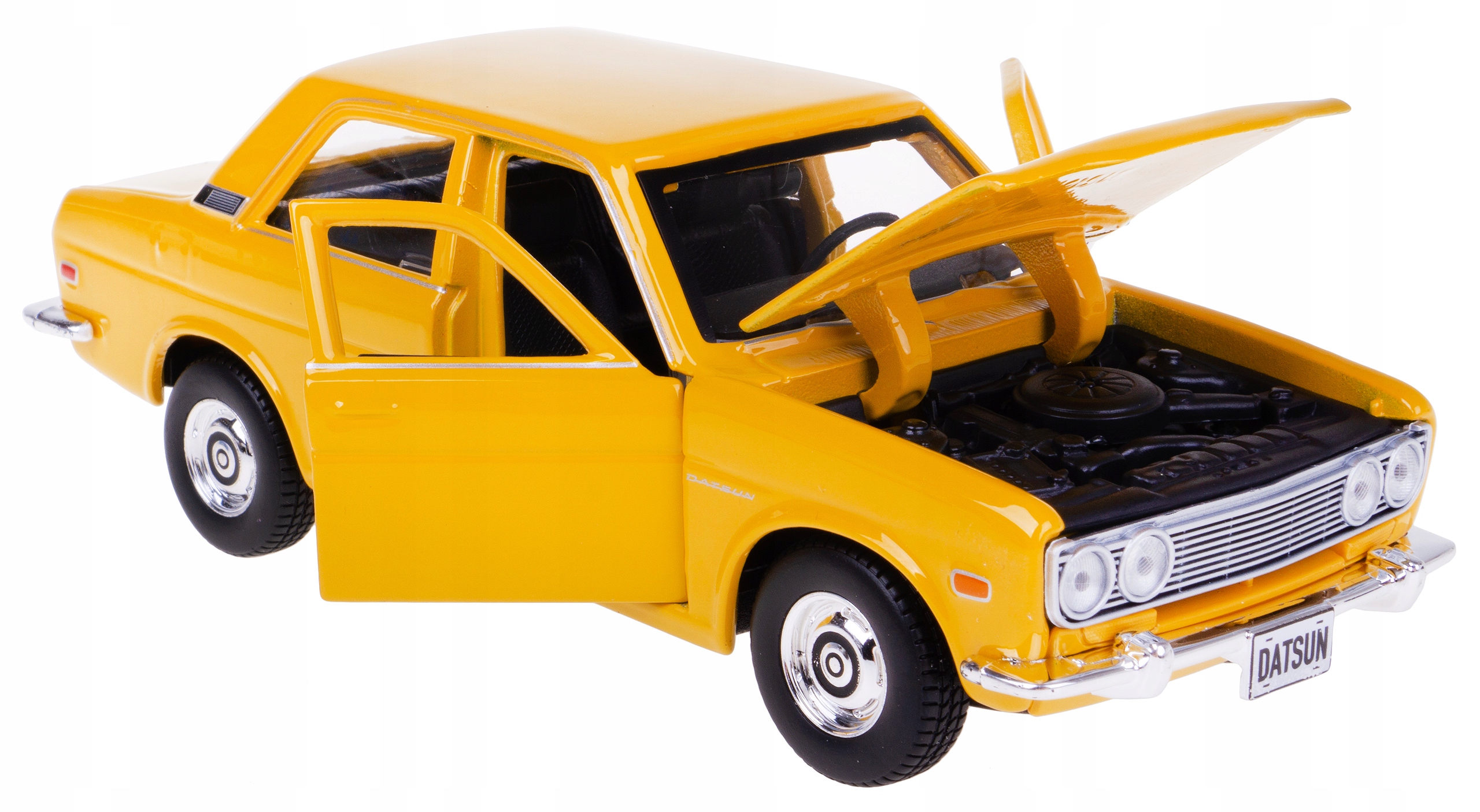 Datsun 510 1971 Model Kovový Maisto 1:24 Žlutý