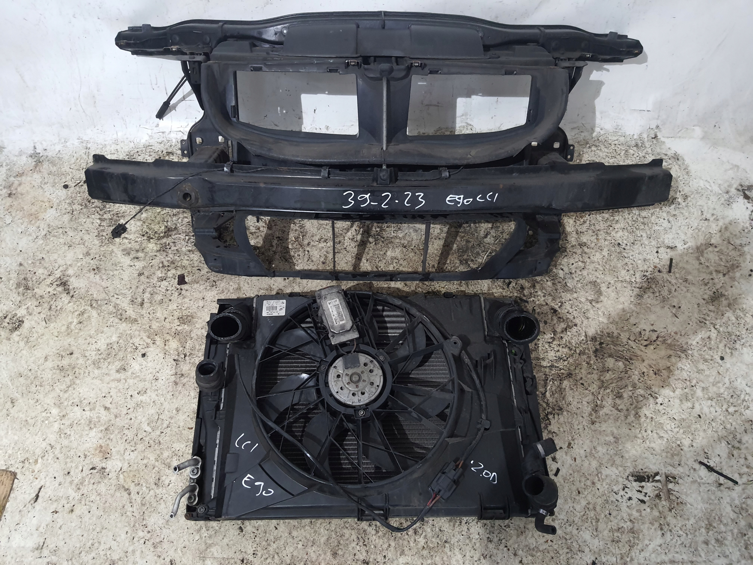 BMW 3 E90 LCI 08-12 support panel for radiators DIESEL