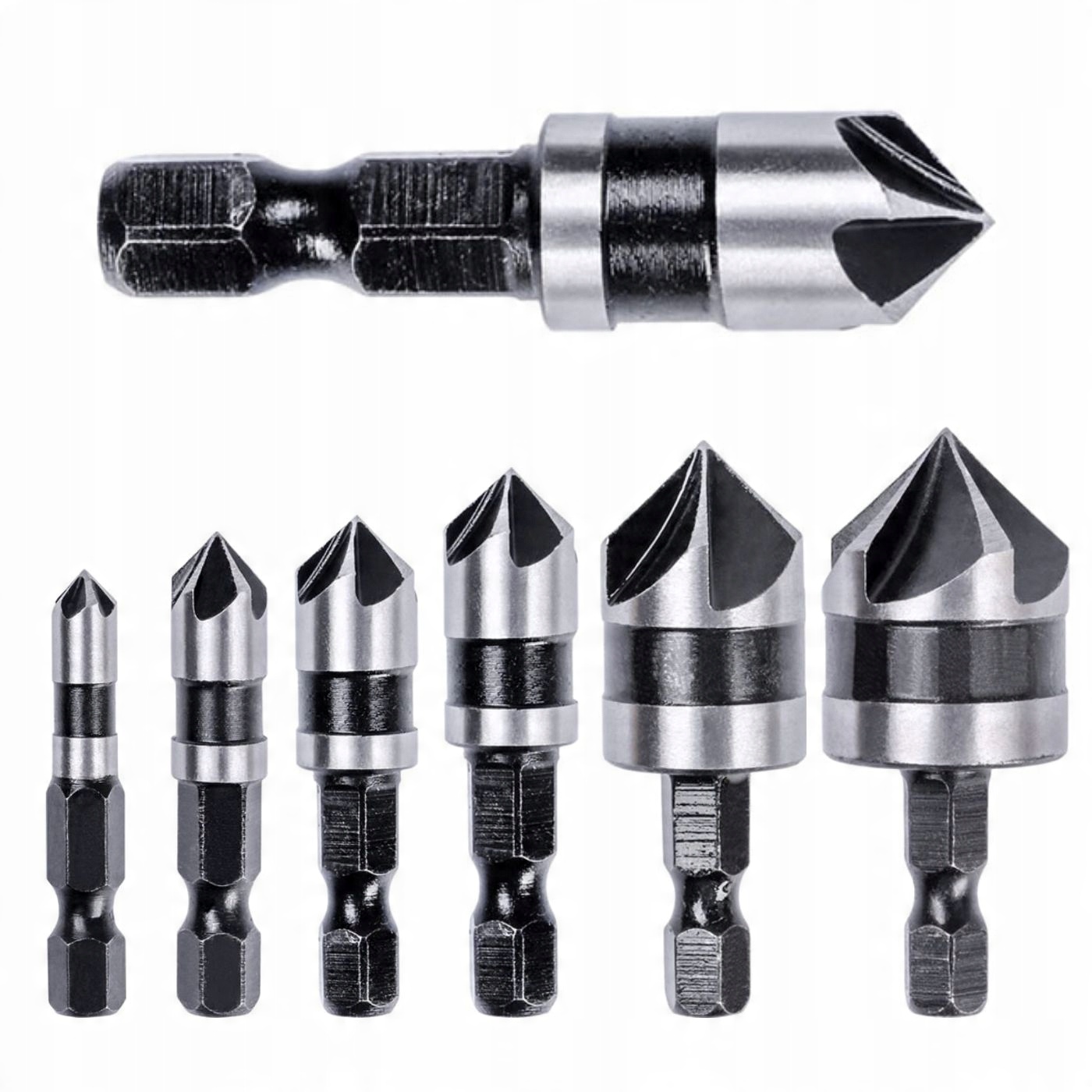 

Wiertła Fazowniki Pogłębiacze Drewno Pvc 6-19mm