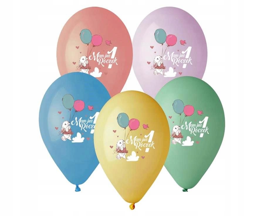 

Balony na hel Mam już roczek króliczek 36 cm