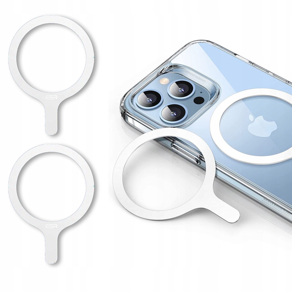 

2-PAK Esr Magnes Podkładka Ring Blaszka Do Magsafe