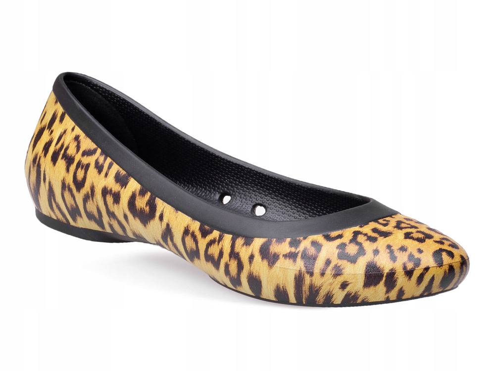 

Balerinki w panterkę Damskie Buty Crocs Baleriny