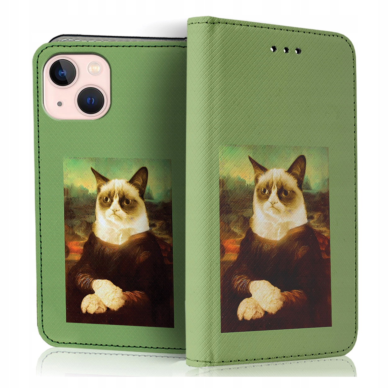 Etui Z Klapką Na Telefon Apple Iphone 13 Mini Case Pokrowiec Szkiełko