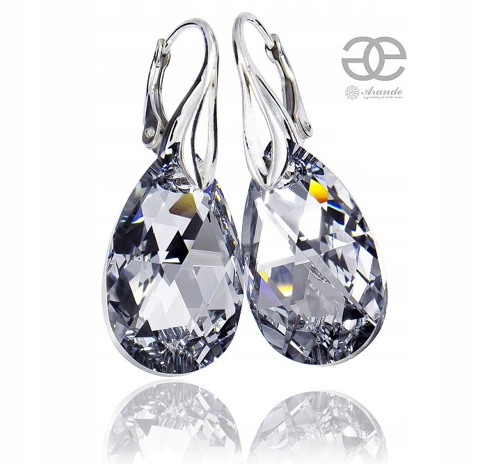 Krystaly Náušnice Comet Unikát Stříbro Arande