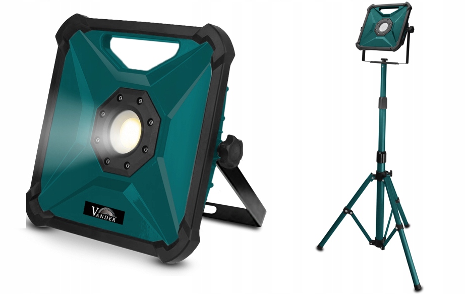 VANDER LAMPA LED BUDOWLANA +STATYW VL800+VS001 18V