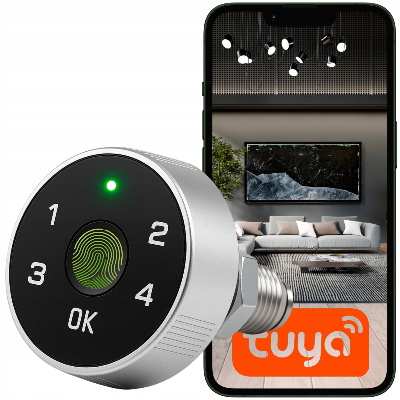 Zámek Na Skříňku Zásuvky Poštovní Schránky Na Dopisy S Kódem Pro Otisk Prstu