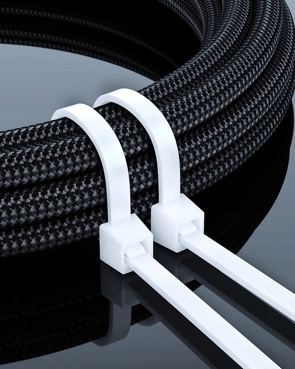 100x OPASKI ZACISKOWE KABLOWE ZIPERKI TRYTKI UV ODPORNE MOCNE 3,6x200 EAN (GTIN) 5900804067269