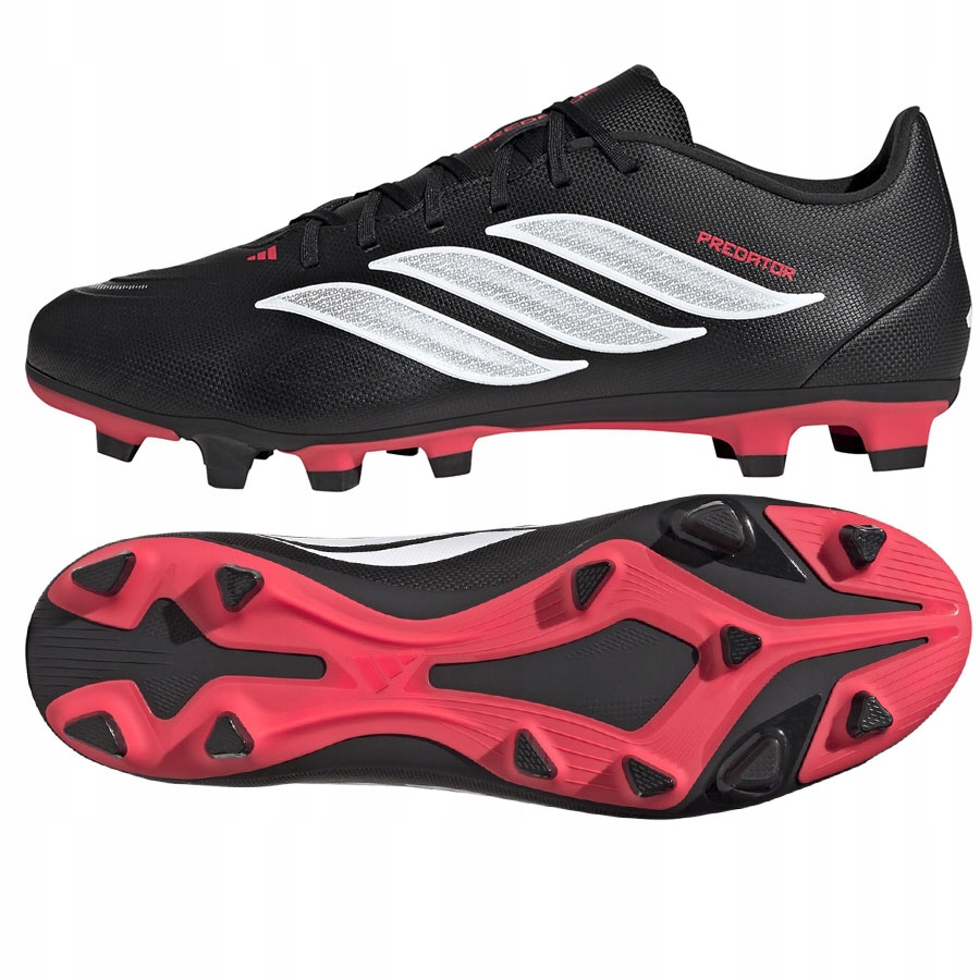 Adidas Predator Club Fg/mg (46 2/3) Boty Lanky Unisex Černá