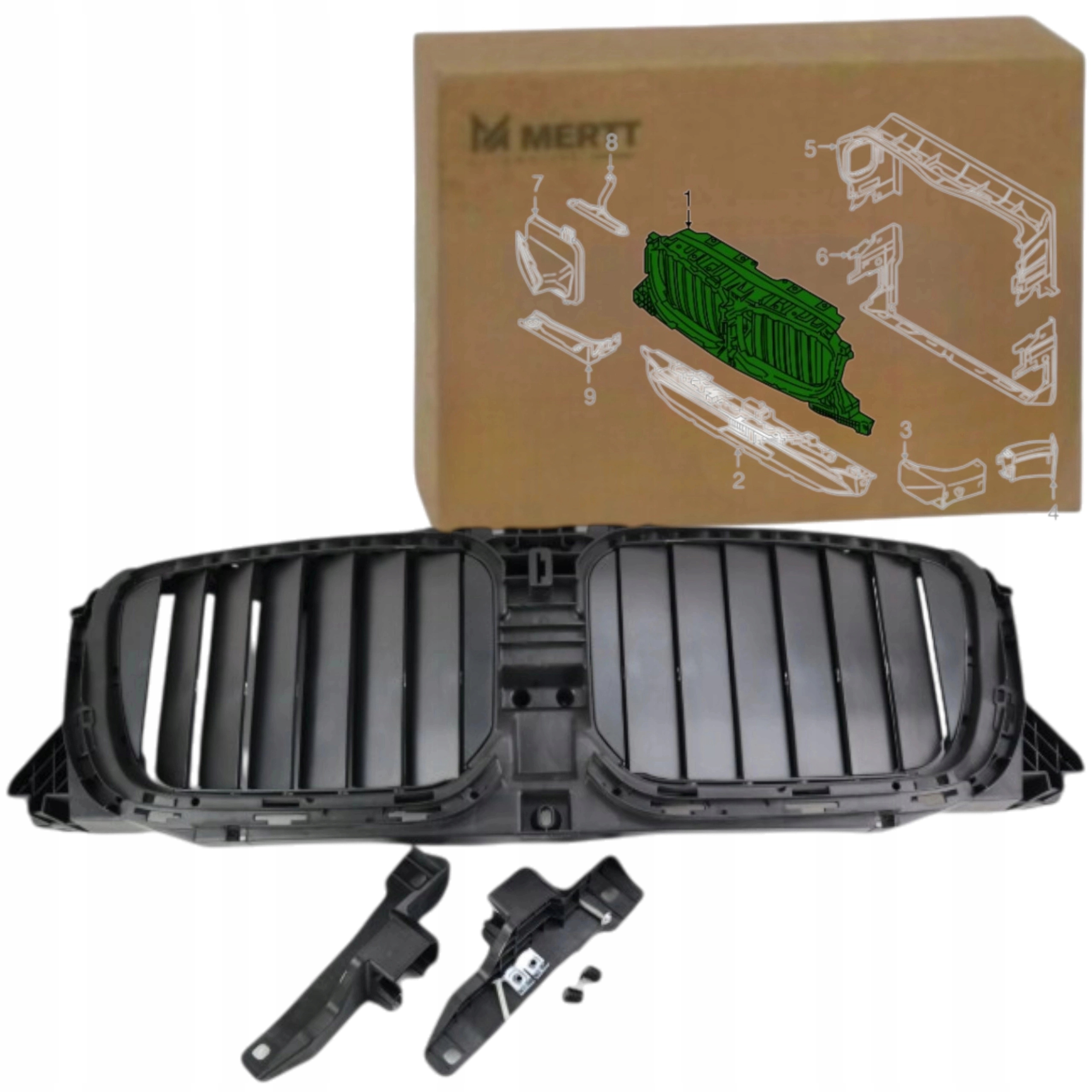 Gril Atrapa Roleta Žaluzie volant vzduchu Přívod Lift Bmw X3 G01 G02 2