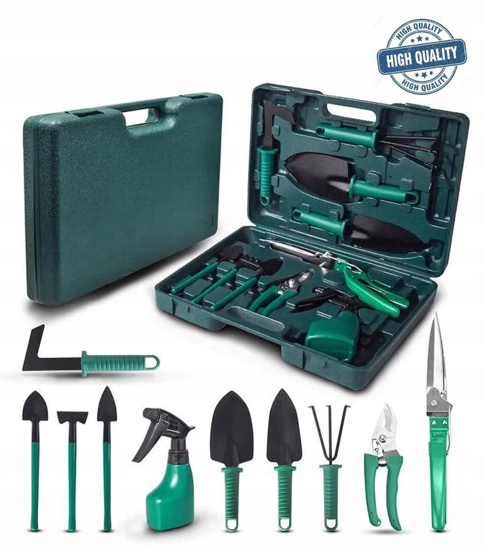 Zestaw ogrodnika NARZĘDZIA OGRODOWE 10 elementów *WYSOKA JAKOŚĆ*
