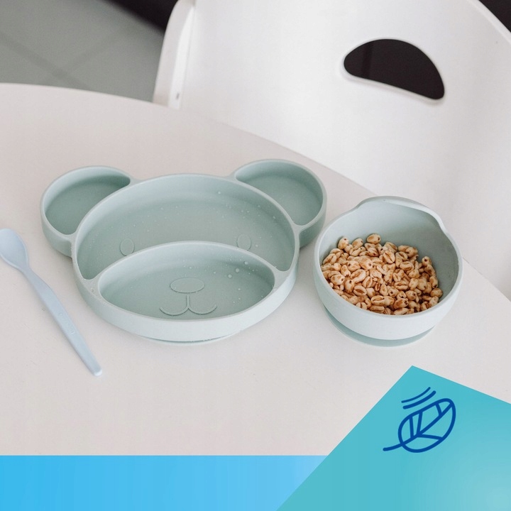 MISECZKA SILIKONOWA Z PRZYSSAWKĄ TALERZYK CANPOL 330ml Materiał wykonania silikon