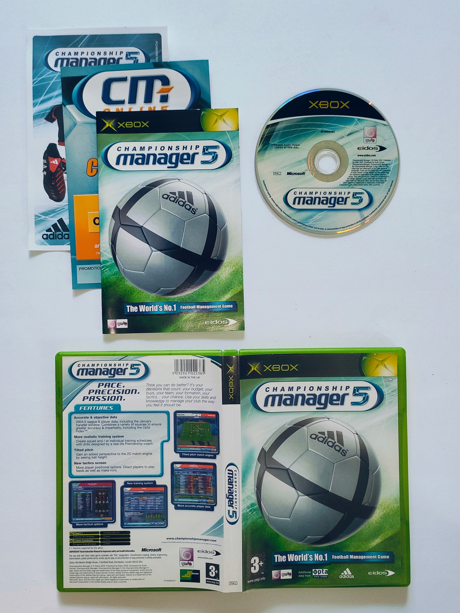 CHAMPIONSHIP MANAGER 5 XBOX