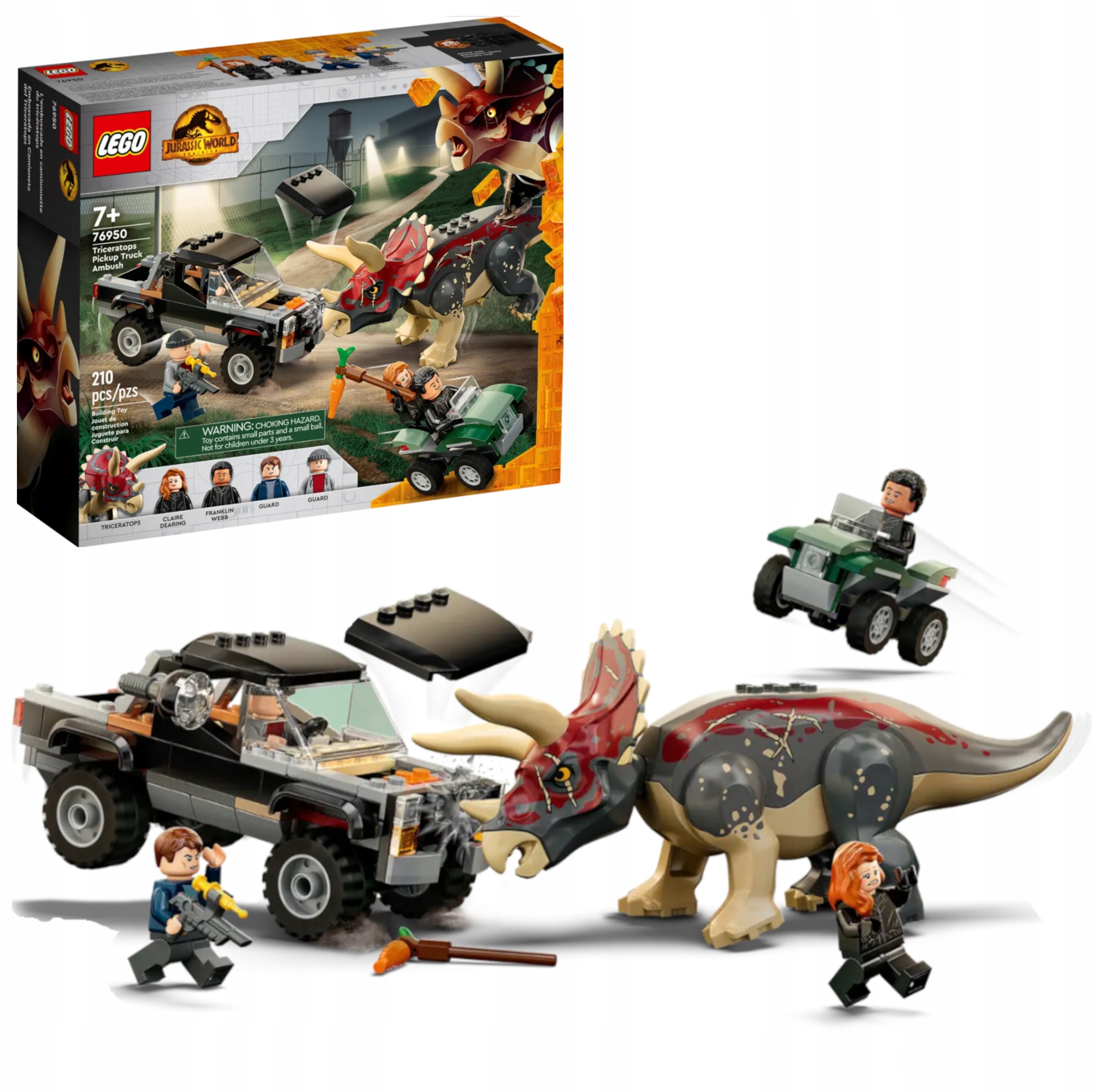 Lego Jurský svět 76950 Triceratops a přepadová sada
