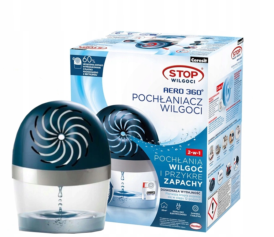 

Ceresit Pochłaniacz Wilgoci Stop Aero 360 Tabletki