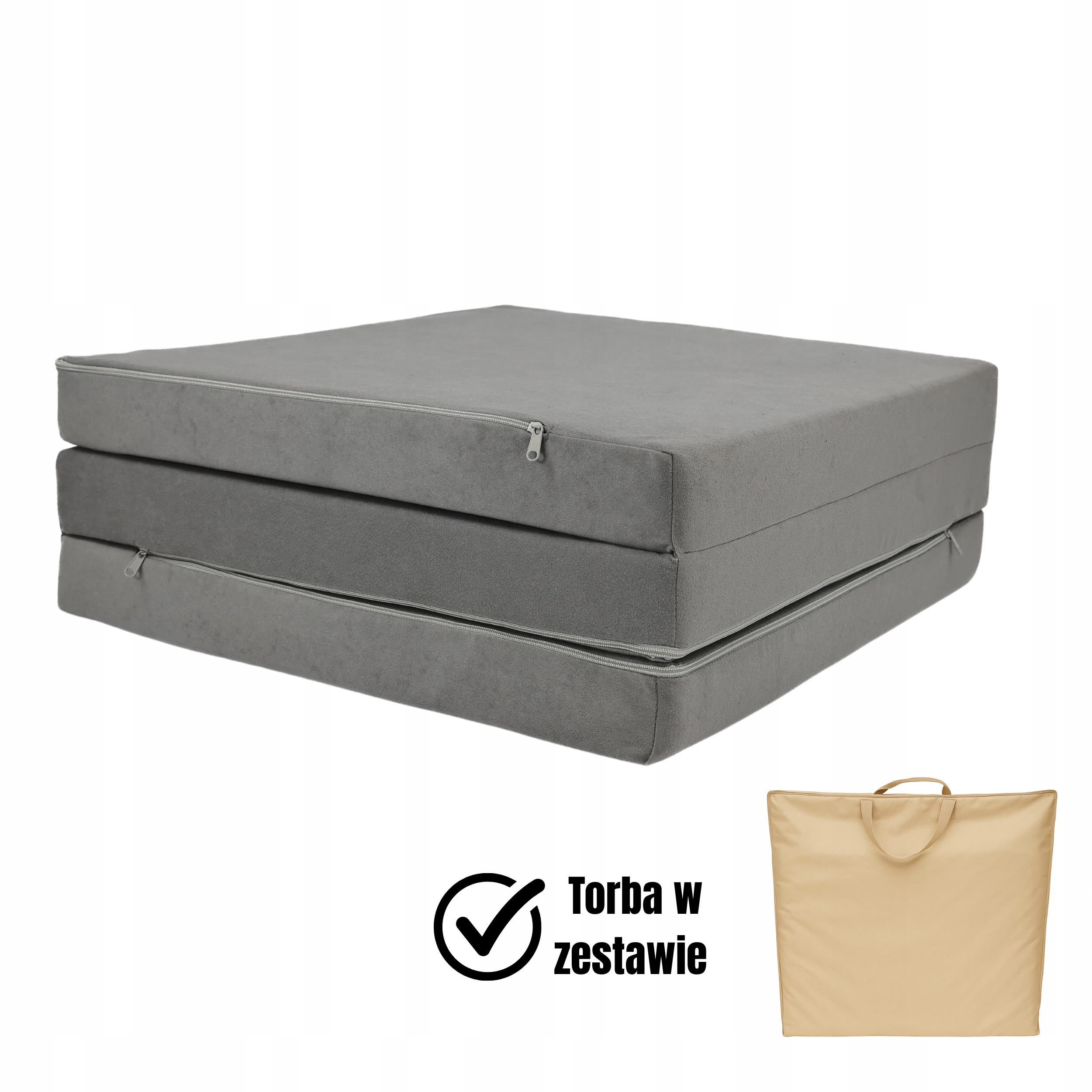 Matrace Kempovací Dům Kamper 180X65X7 M Světle Šedá