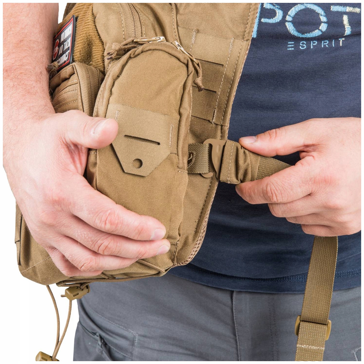 Torba podróżna Helikon-Tex EDC Side Bag czarna Rodzaj podróżna