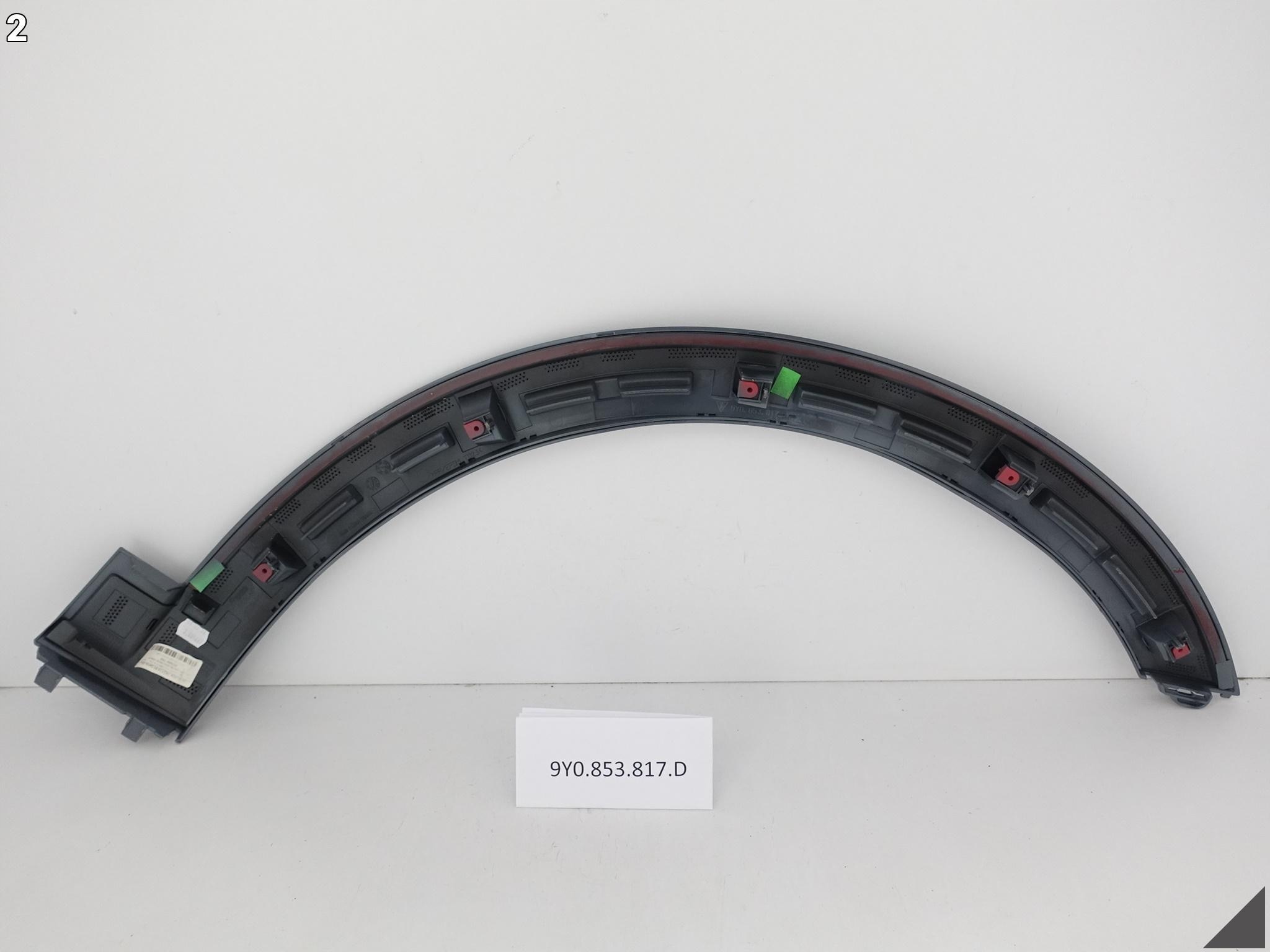 PORSCHE CAYENNE III GTS E3 9Y0 18- moulding for fender left front M7K