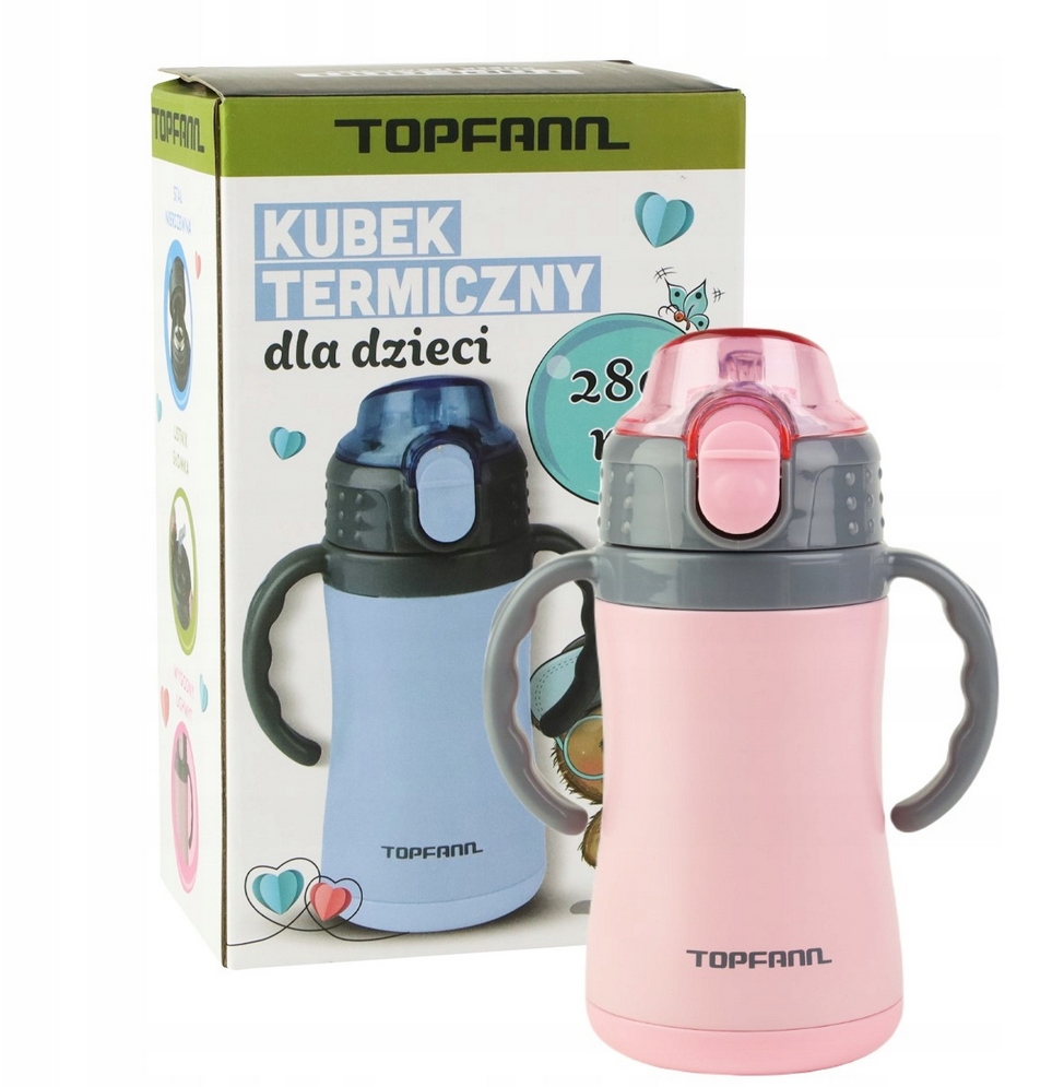 

Kubek Termiczny Bidon Dla Dzieci Butelka 280 ML
