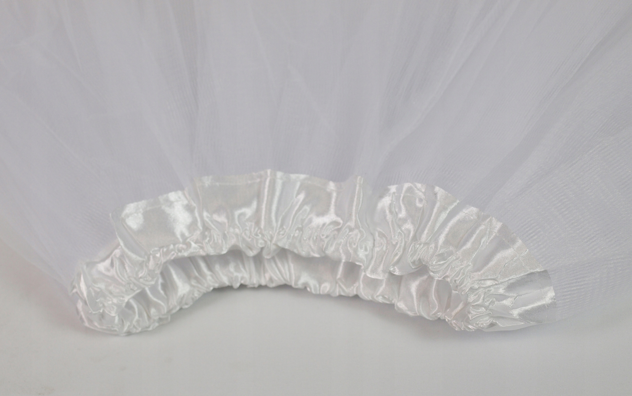 # SPÓDNICZKA TIULOWA TIUL SPÓDNICA TUTU 50cm BIAŁA Rozmiar powyżej 158