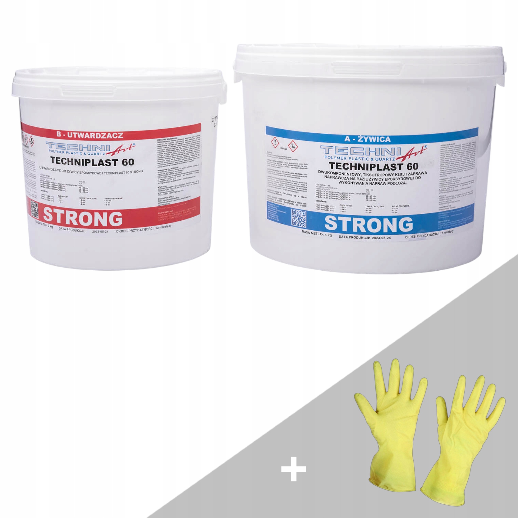 Techniplast 60 Strong – lepidlo a epoxidová malta 6 kg