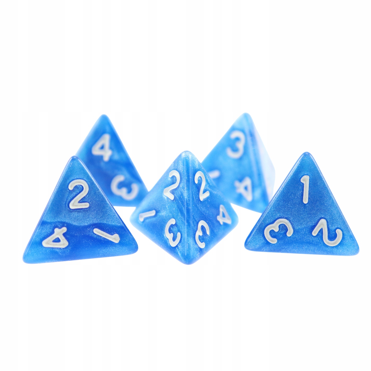 ZESTAW 2X KOŚĆ CZTEROŚCIENNA K4 RPG SYRENY Liczba ścian 4