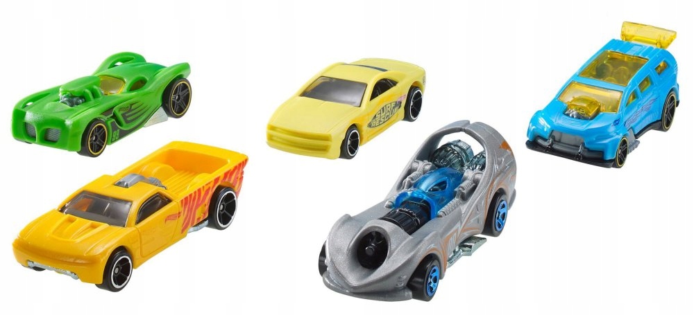 

Hot Wheels Autka Zmieniające Kolor Zestaw 5 Szt.