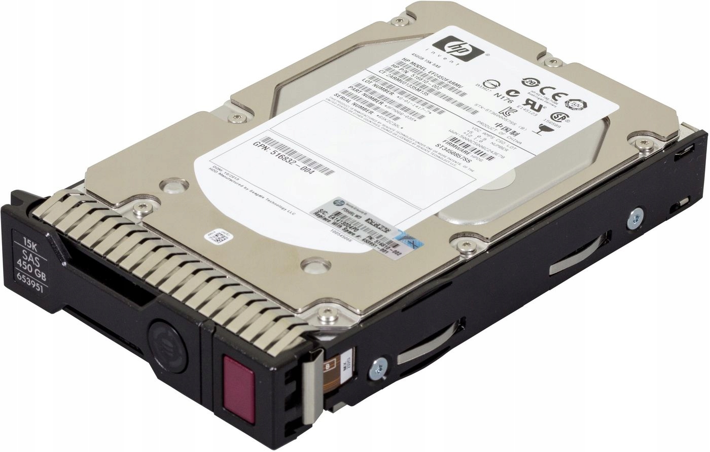 Packard Enterprise 450GB 6G Sas 15K 3.5in Sc Ent