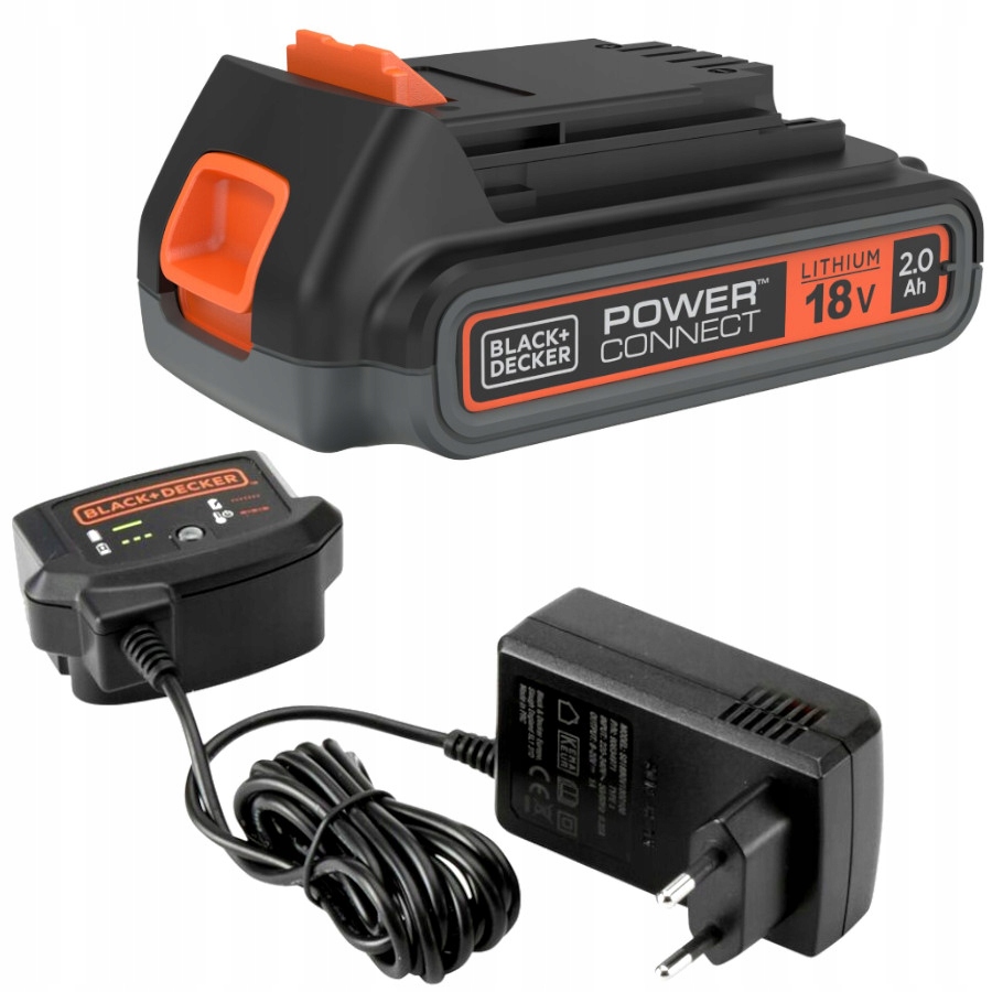 Akumulator bateria 18V 2Ah Li-Ion Black Decker BL2018 ładowarka