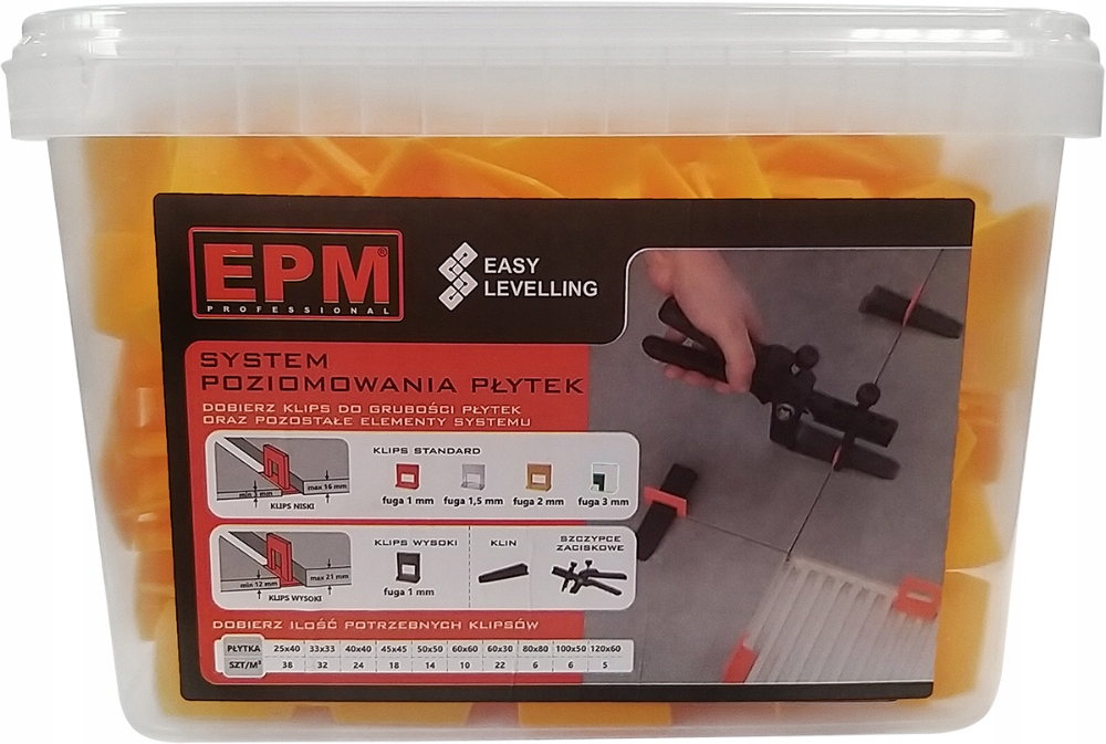 Systém Pokládání Dlaždic Easy Leveling 200 Klipů 2 MM E-315-8820