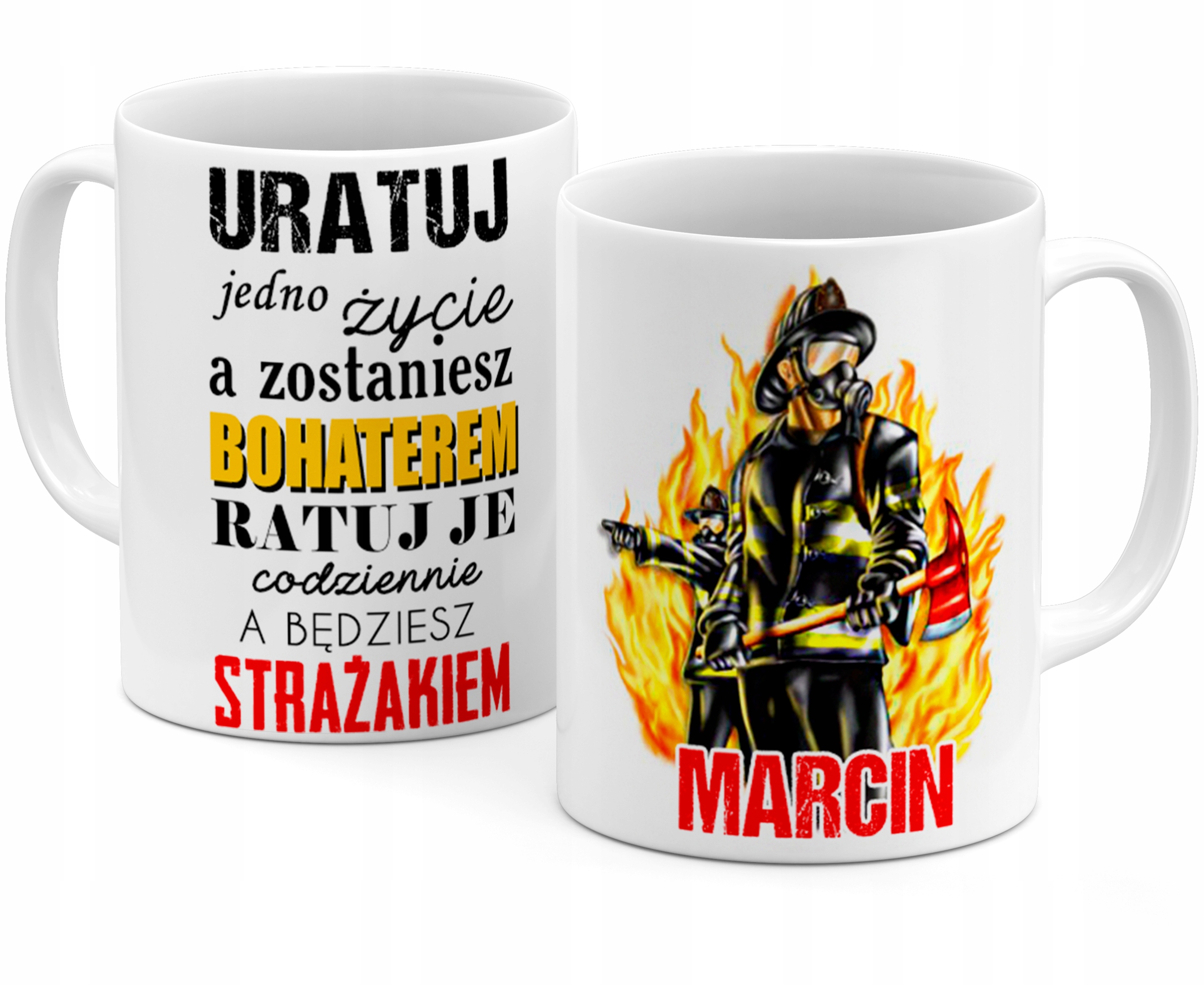 

Kubek Z Imieniem Strażaka