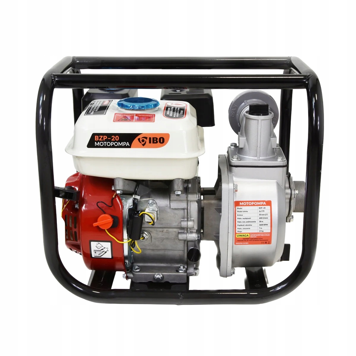 Benzínové Čerpadlo BZP-20 Sada S Hadicami A Príslušenstvom Ibo