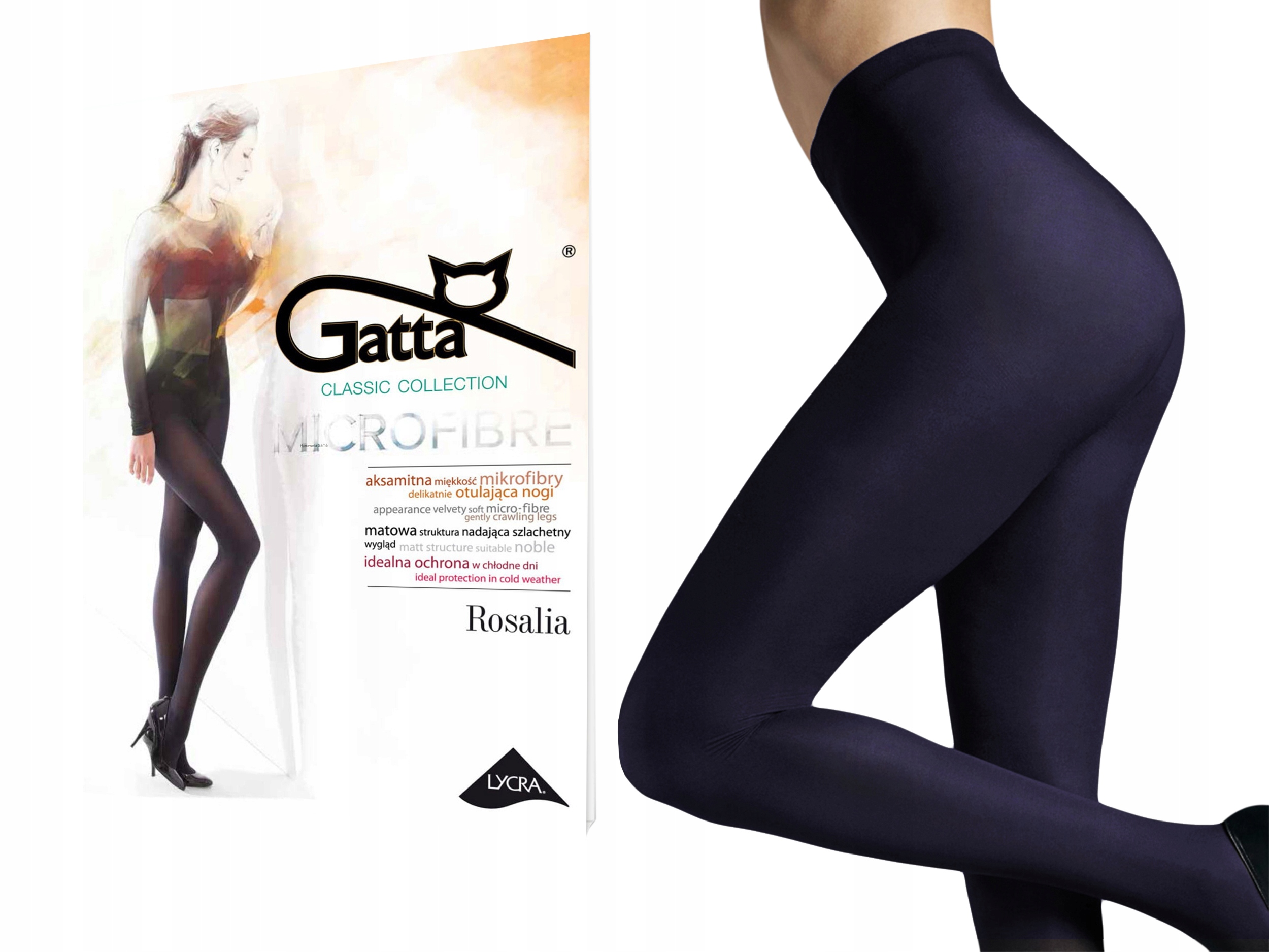 

Gatta Rosalia rajstopy 40 den blu jeans, 2-S