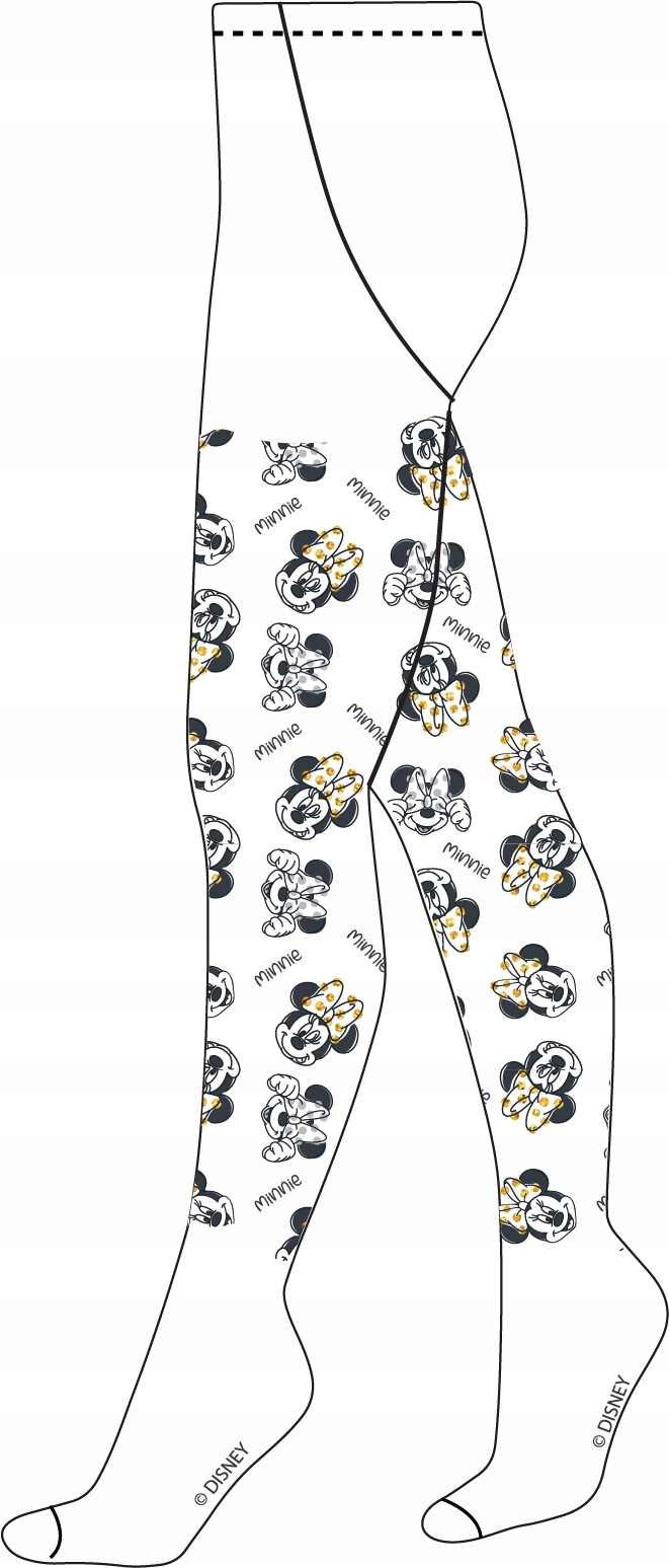 

Rajstopy Dziewczęce Myszka Minnie 104/110 40 Den